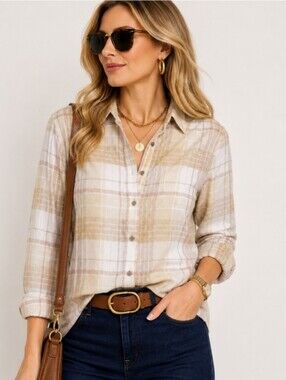 Kuhl KAMILA Flannel Shirt Small